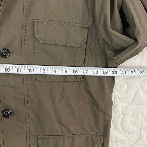 Zara Military Jacket Mens Size Medium Hooded - Picture 14 of 15